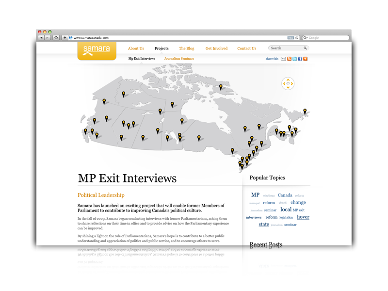 MP Exit Interview Landing Page