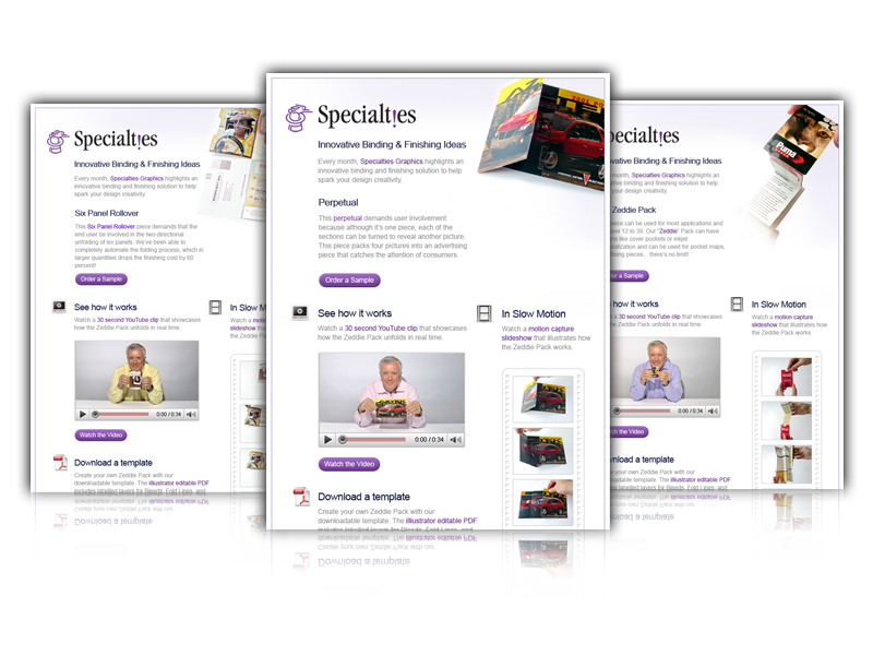 Specialties Email Campaign And Web Design By Blox Creative